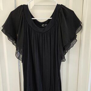 EXPRESS Black Short Sleeve Top - Small